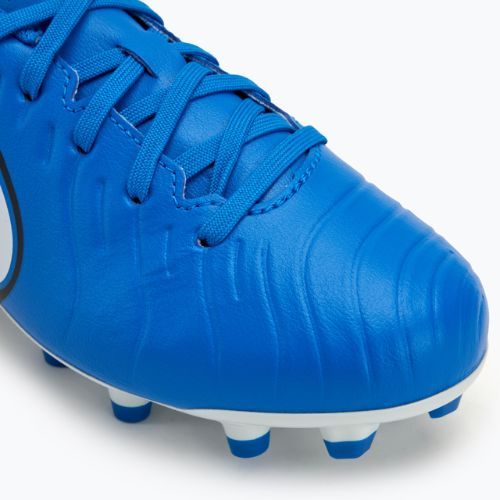 Vaikiški futbolo batai Nike Tiempo Legend 10 Club FG/MG soar/white