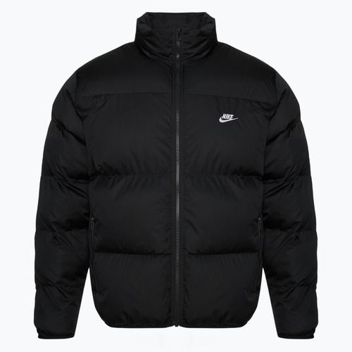 Vyriška pašiltinta striukė Nike Sportswer Club Puffer black/white