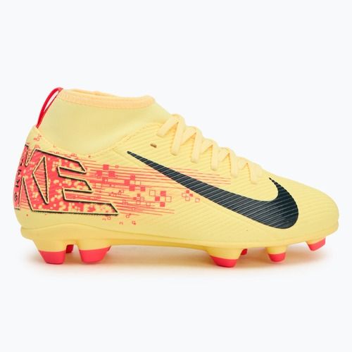 Vaikiški futbolo batai Nike Superfly 10 Club Kylian Mbappe FG/MG light laser orange/armory navy