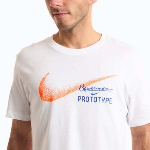 Vyriški bėgimo marškinėliai Nike Dri-Fit Founders white