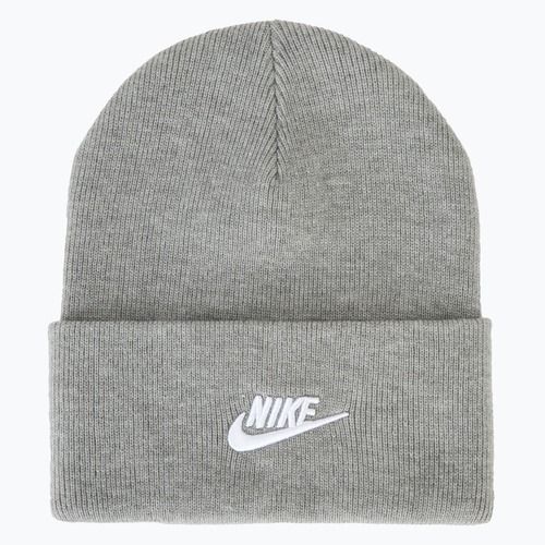 Žieminė kepurė Nike Peak Futura Beanie dark grey heather/white