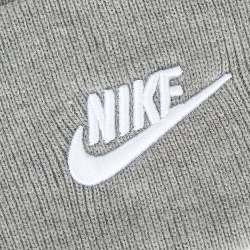Žieminė kepurė Nike Peak Futura Beanie dark grey heather/white