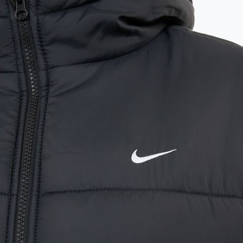 Moteriška pašiltinta striukė Nike Sportswear Classic Puffer Therma-Fit black/white