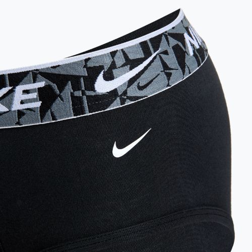 Vyriškos kelnaitės Nike Everyday Cotton Stretch Brief 3 poros black/green/black