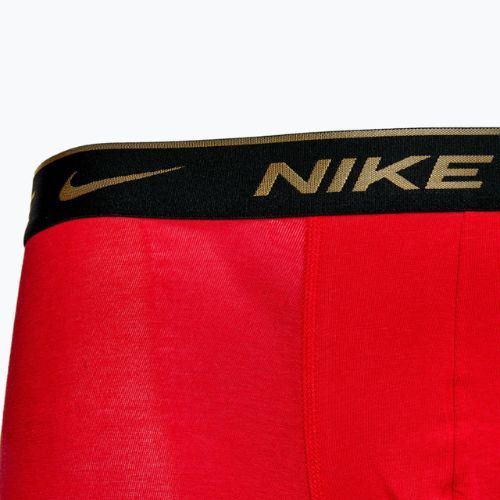 Vyriškos trumpikės Nike Everyday Cotton Stretch 3 poros black silver/red gold/black gold