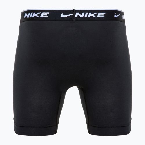 Vyriškos trumpikės Nike Everyday Cotton Stretch 3 poros black/gold/black