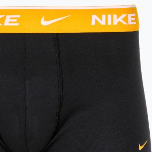 Vyriškos trumpikės Nike Everyday Cotton Stretch Trunk 3 poros black/gold/hyper crimson