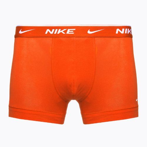 Vyriškos trumpikės Nike Everyday Cotton Stretch Trunk 3 poros team orange/uni red/black
