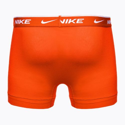 Vyriškos trumpikės Nike Everyday Cotton Stretch Trunk 3 poros team orange/uni red/black