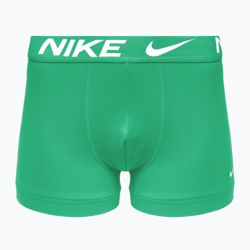Vyriškos trumpikės Nike Dri-Fit Essential 3 poros green/hyper crimson/burgundy crush
