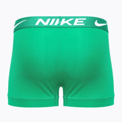 Vyriškos trumpikės Nike Dri-Fit Essential 3 poros green/hyper crimson/burgundy crush