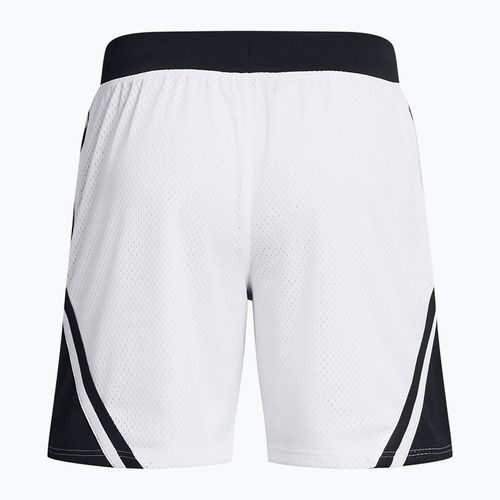 Vyriški krepšinio šortai Under Armour Curry Mesh Short 4 white/black/white