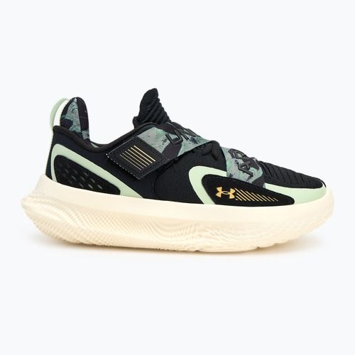 Krepšinio bateliai Under Armour Flow Futr X 4 Camo black/retro green/metallic gold