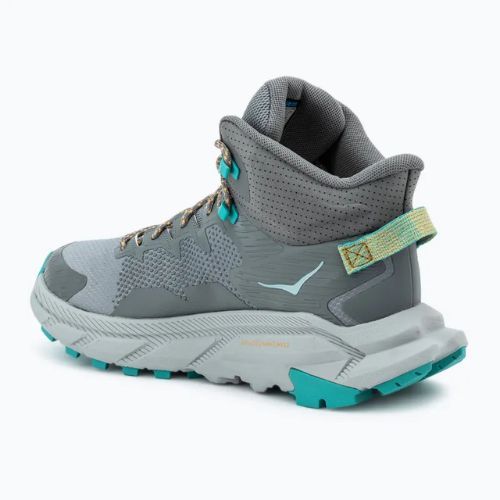 Vyriški žygio batai HOKA Trail Code GTX galactic grey/electric aqua