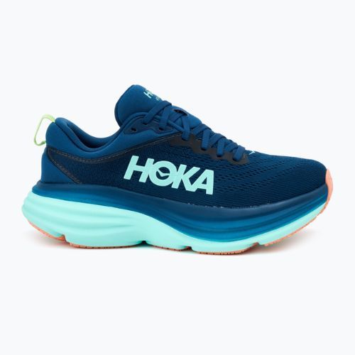Moteriški bėgimo bateliai HOKA Bondi 8 midnight/seafoam