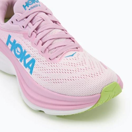 Moteriški bėgimo bateliai HOKA Bondi 8 pink twilight/waterpark