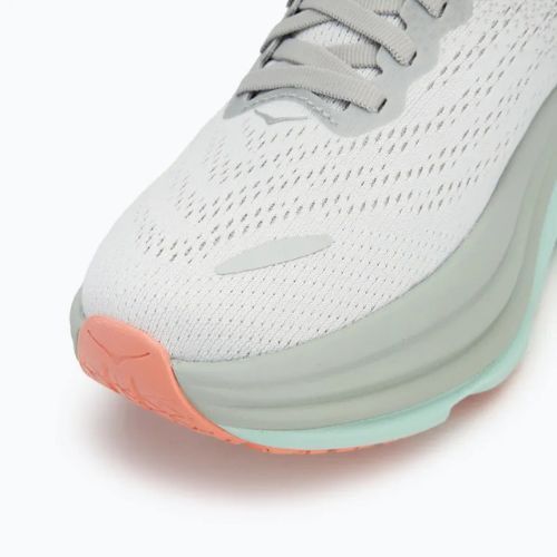 Moteriški bėgimo bateliai HOKA Bondi 8 stardust/aqua breeze