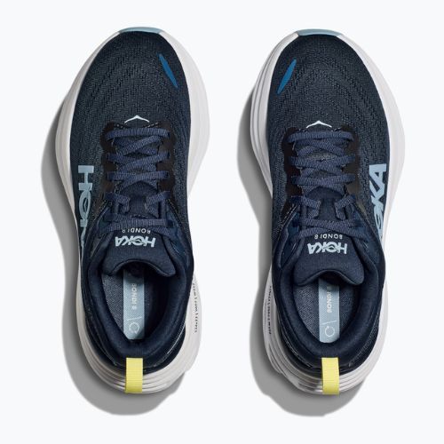 Moteriški bėgimo bateliai HOKA Bondi 8 varsity navy/white