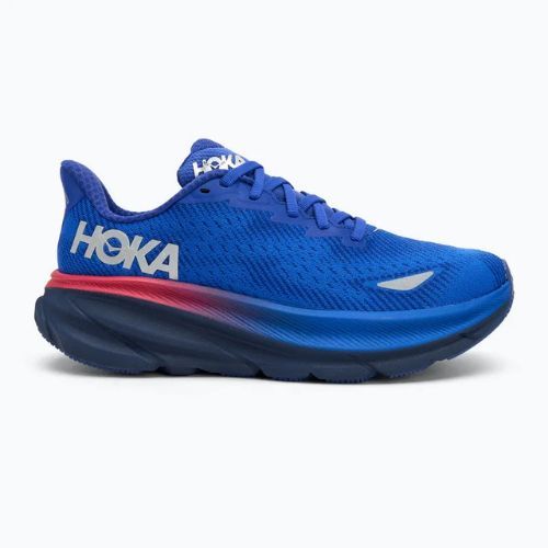 Moteriški bėgimo bateliai HOKA Clifton 9 GTX dazzling blue/evening sky