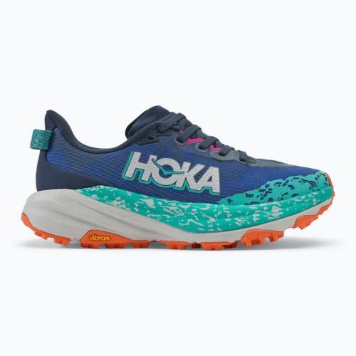 Moteriški bėgimo bateliai HOKA Speedgoat 6 varsity navy/meteor