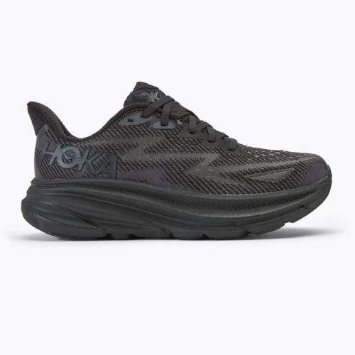 Moteriški bėgimo bateliai HOKA Clifton 9 black/black