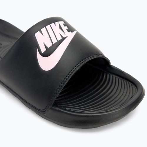 Moteriškos šlepetės Nike Victori One Slide black/black/violet