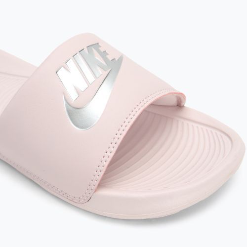 Moteriškos šlepetės Nike Victori One Slide barely rose/barely rose/metallic silver