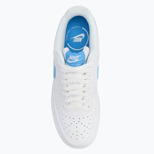 Vyriški batai Nike Court Vision Low white/gum yellow/university blue