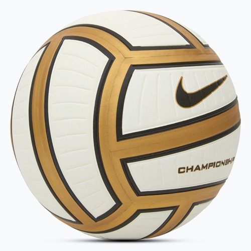 Tinklinio kamuolys Nike Championship Volleyball metallic gold/white/metallic gold/black dydis 5