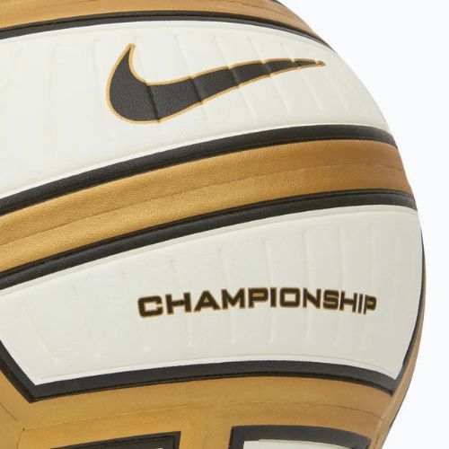 Tinklinio kamuolys Nike Championship Volleyball metallic gold/white/metallic gold/black dydis 5