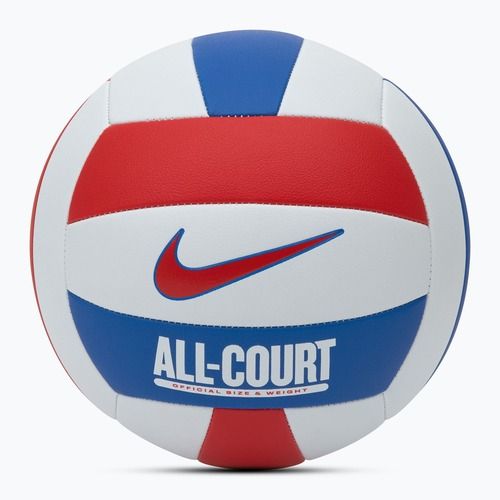 Tinklinio kamuolys Nike All Court Volleyball white/university red/game royal/university red dydis 5