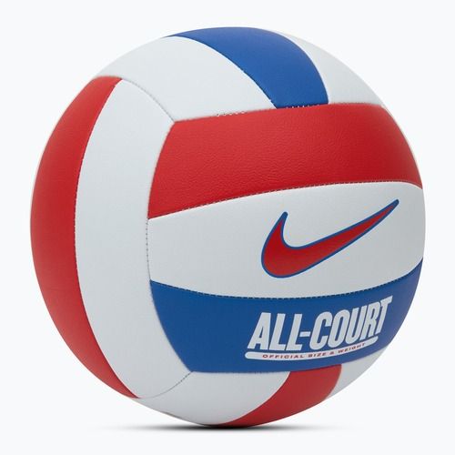 Tinklinio kamuolys Nike All Court Volleyball white/university red/game royal/university red dydis 5