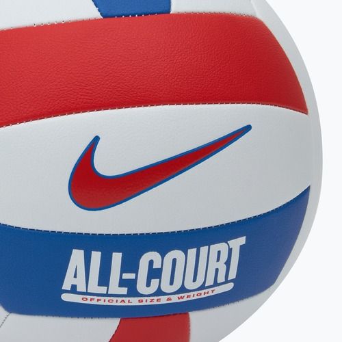 Tinklinio kamuolys Nike All Court Volleyball white/university red/game royal/university red dydis 5