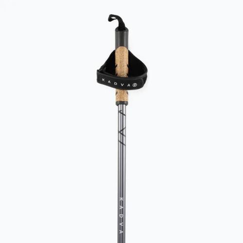 Reguliuojamos juodos spalvos KADVA Aruku nordic walking lazdos