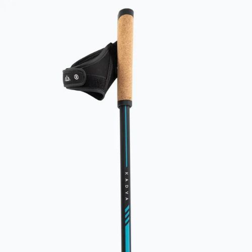 Reguliuojamos mėlynos KADVA Luna nordic walking lazdos