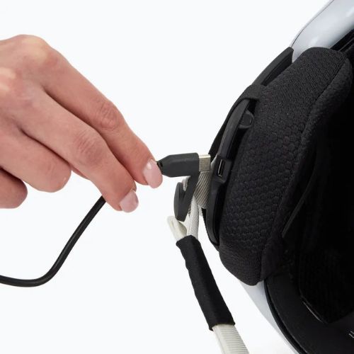 Slidinėjimo šalmas POC Obex Connect hydrogen white/fluorescent orange avip