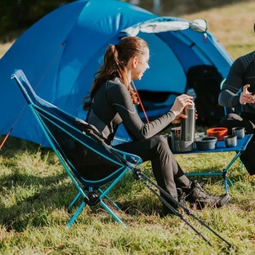 Sulankstomas turizmo kėdė KADVA Sego Mid ultralengvas mėlynas
