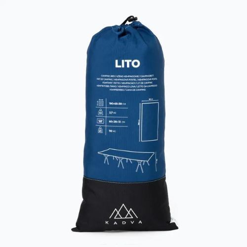 Nešiojama lova KADVA Lito ultralengva mėlyna