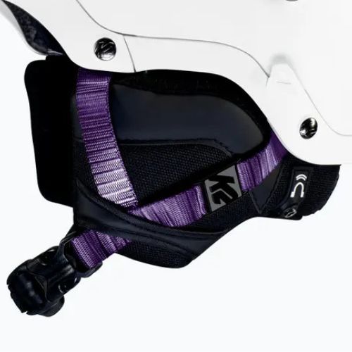 Slidinėjimo šalmas K2 Virtue pearl white