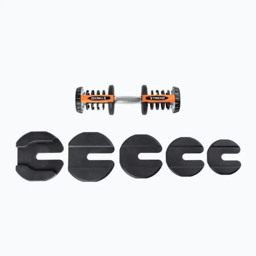 Reguliuojamas hantelis XTREXO ADT-40-BF 40 kg juodas