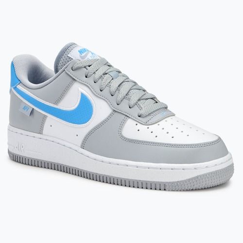 Vyriški batai Nike Air Force 1 '07 Next Nature wolf grey / white / university bluebi