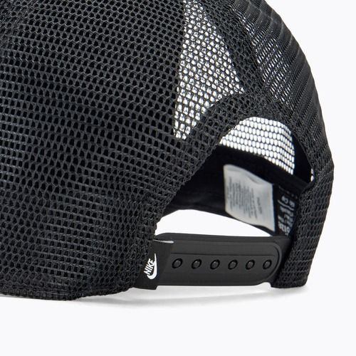 Vaikiška kepuraitė su snapeliu Nike Rise Structured Trucker black / black / white