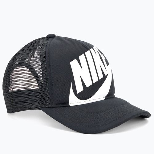 Vaikiška kepuraitė su snapeliu Nike Rise Structured Trucker black / black / white