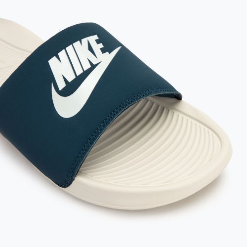 Vyriškos šlepetės Nike Victori One Slide armory navy / light orewood brown / sail