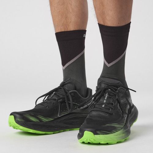 Bėgimo kojinės Salomon Pulse Crew black/ monument/ magnet