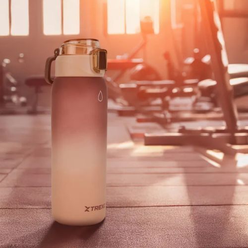 Bidonas XTREXO Haust 1000 ml rudas