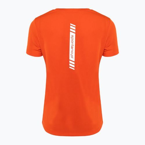 Moteriški bėgimo marškinėliai SPORTANO Active Women oranžiniai