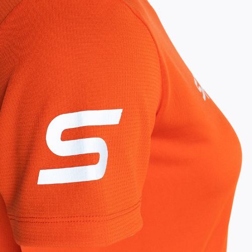 Moteriški bėgimo marškinėliai SPORTANO Active Women oranžiniai