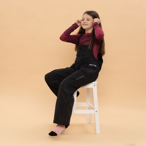 Vaikiškos slidinėjimo kelnės KADVA Skiro Pants juodos spalvos