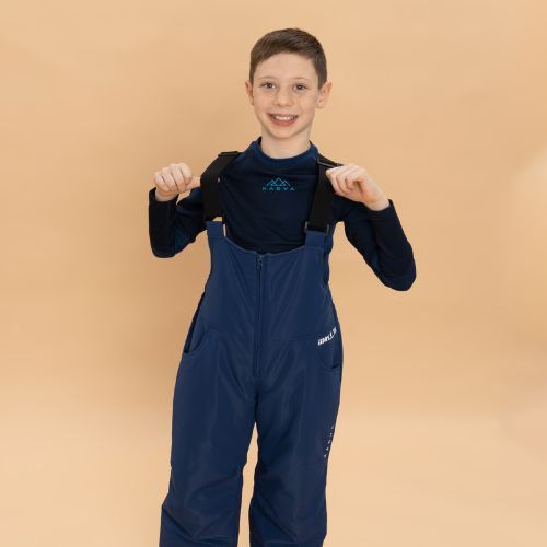 Vaikiškos slidinėjimo kelnės KADVA Skiro Pants tamsiai mėlynos spalvos